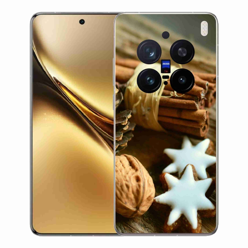 Gélový kryt mmCase na Vivo X200 Pro 5G - škorica a perníčky