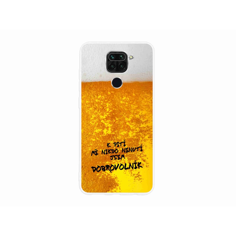 Gélový kryt mmCase na Xiaomi Redmi Note 9 - pivný motív 4