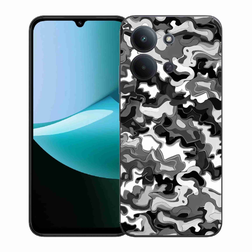 Gélový kryt mmCase na Xiaomi Redmi 15C 4G (171mm)/Poco C85 4G (171mm) - maskáčový vzor 3