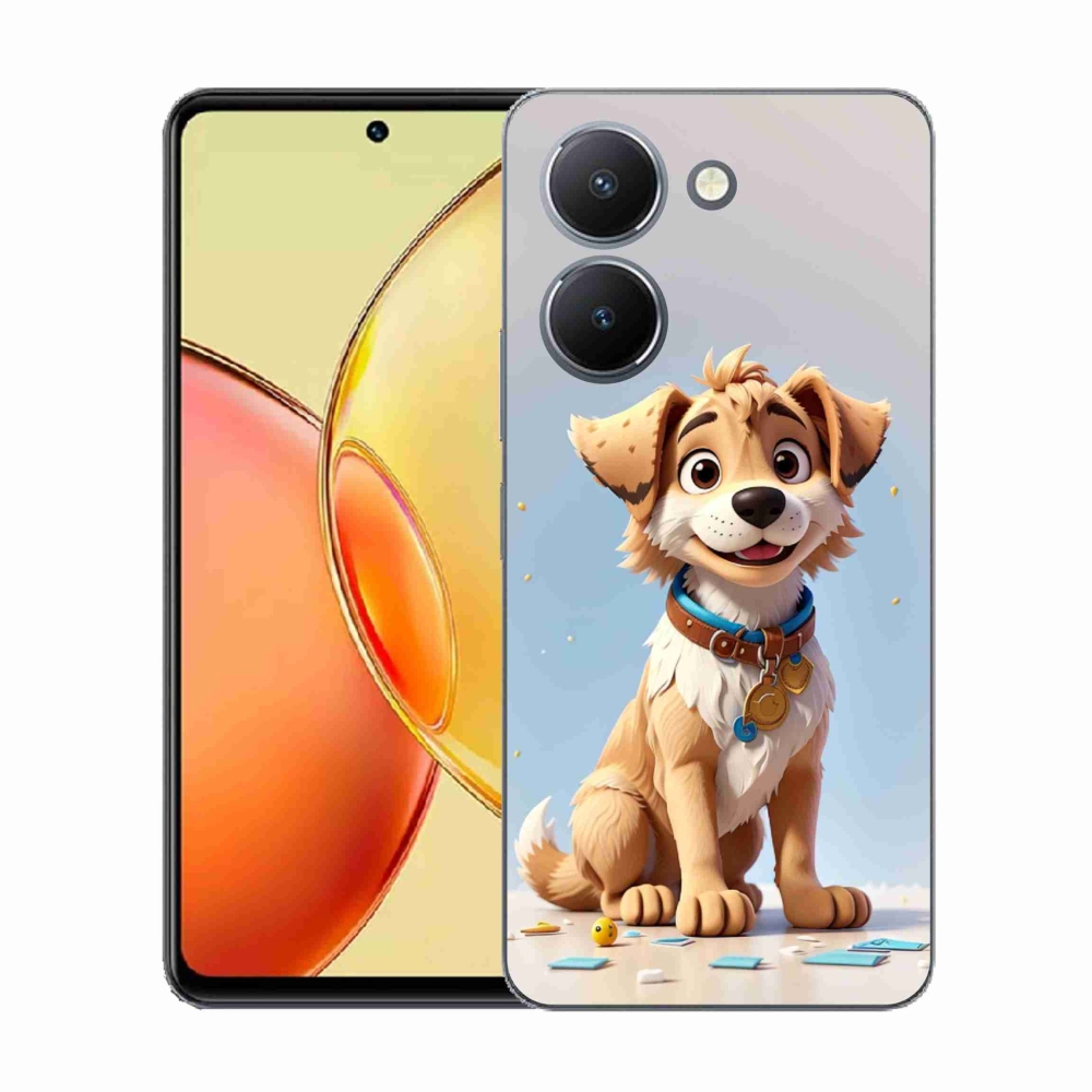 Gélový kryt mmCase na Vivo Y36 - kreslené šteňa