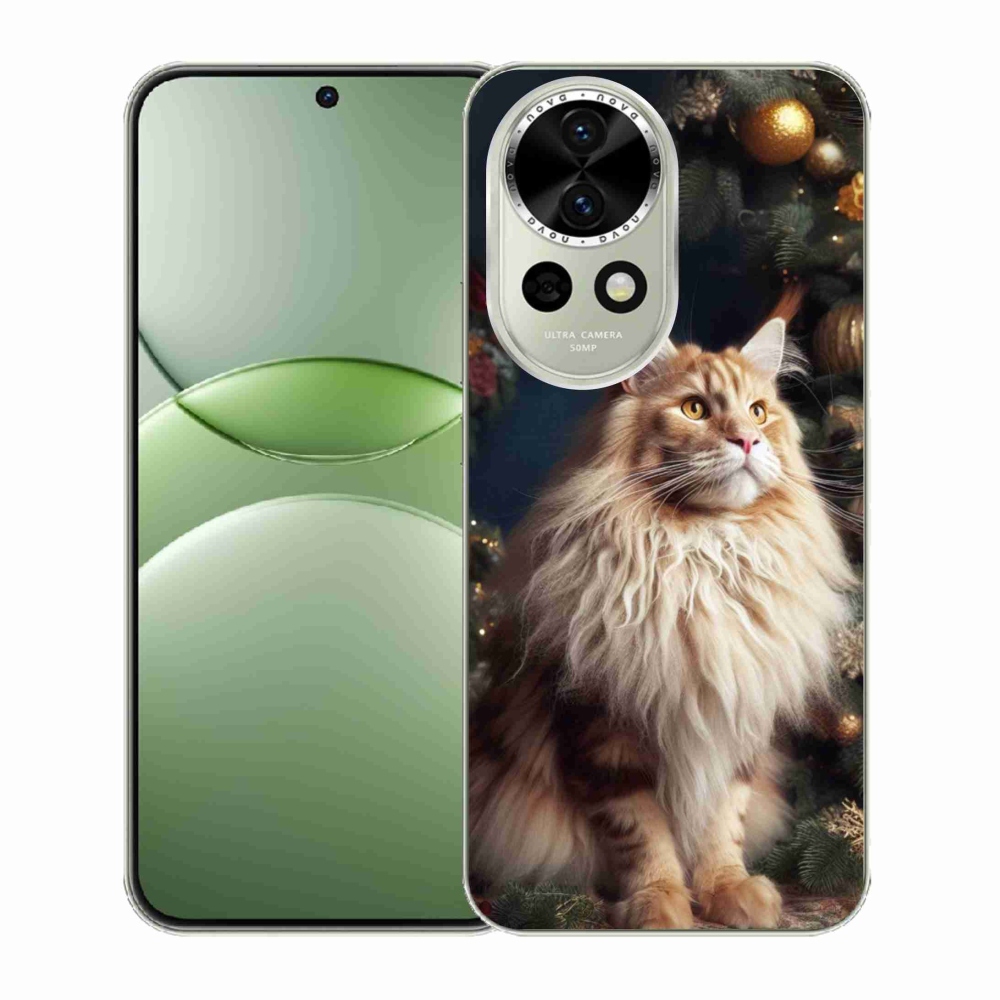 Gélový kryt mmCase na Huawei Nova 13 5G - mačka pri stromčeku