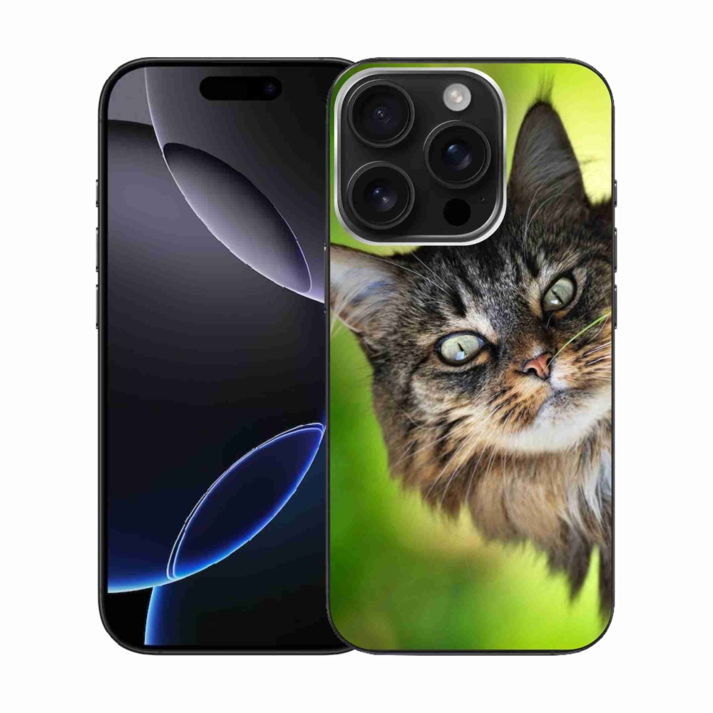 Gélový kryt mmCase na iPhone 16 Pro - mačka 3