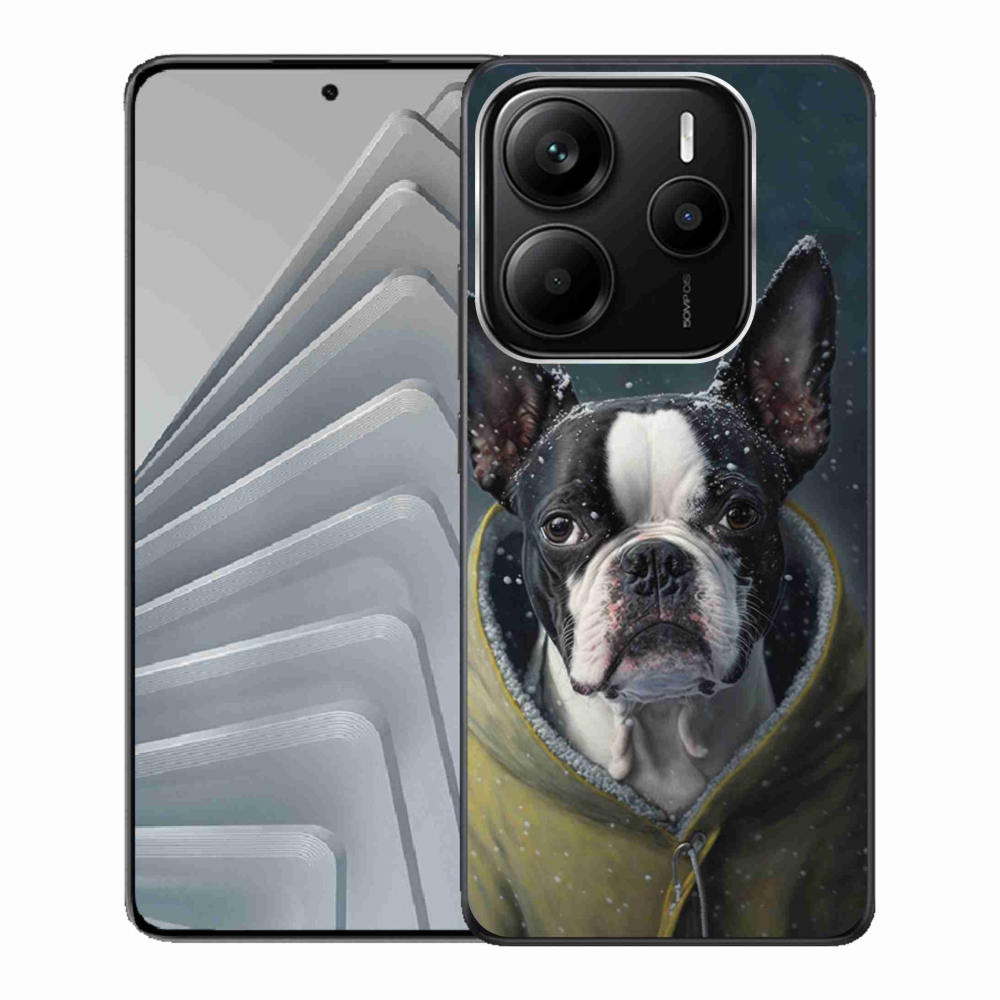 Gélový kryt mmCase na Xiaomi Redmi Note 14 5G - buldoček
