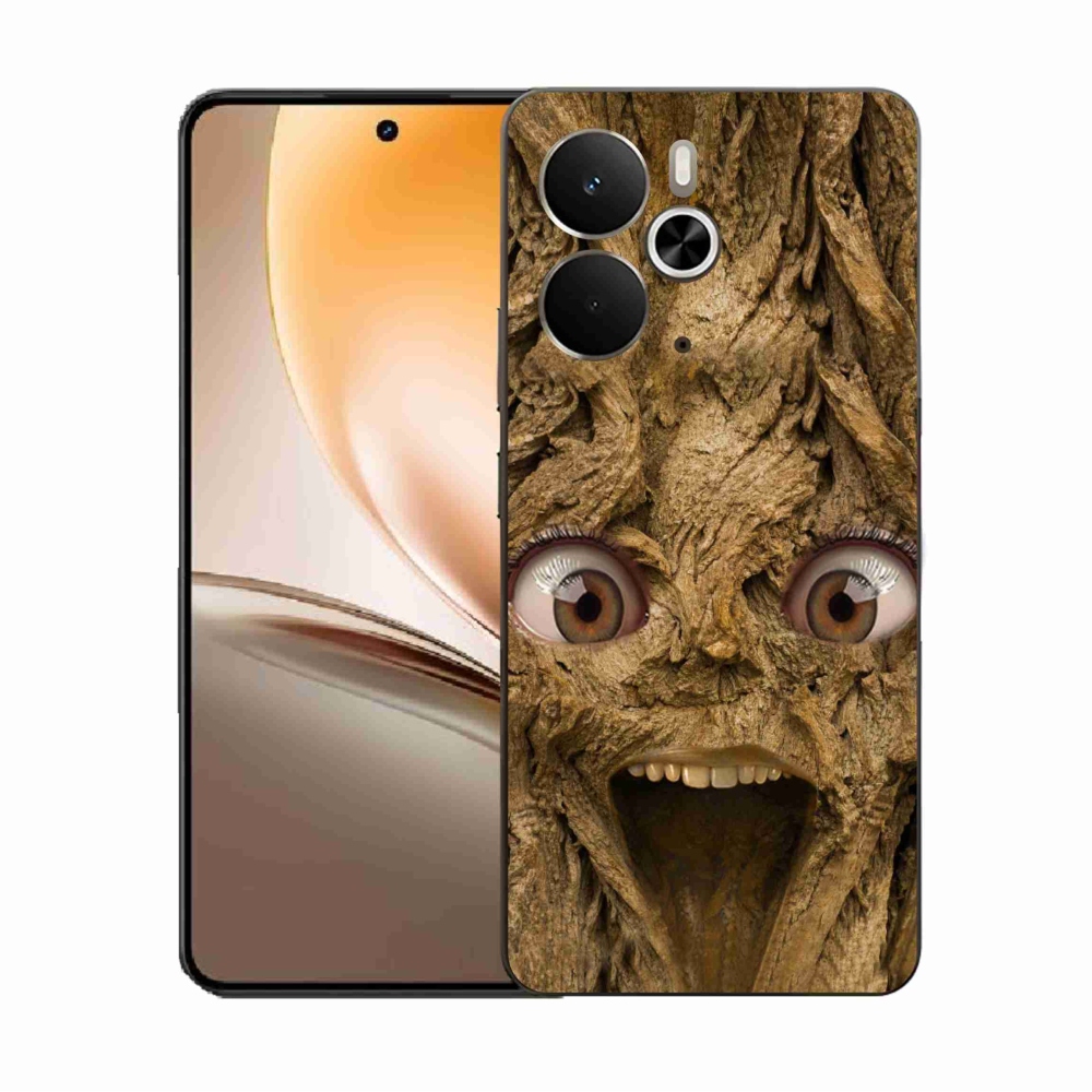 Gélový kryt mmCase na Realme 14 5G - veselý strom s očami