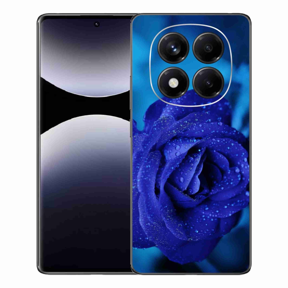 Gélový kryt mmCase na Xiaomi Redmi Note 14 Pro - modrá ruža