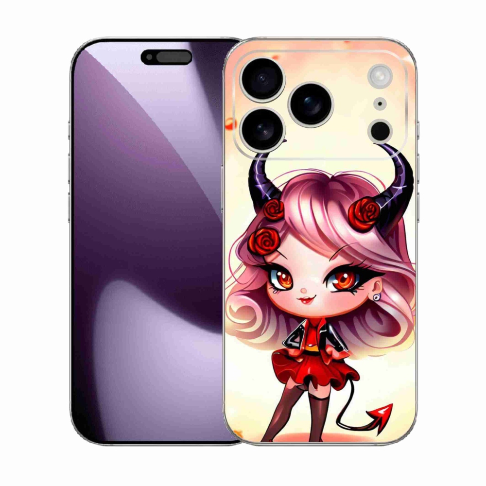 Gélový kryt mmCase na iPhone 17 Pro - kreslená čertica