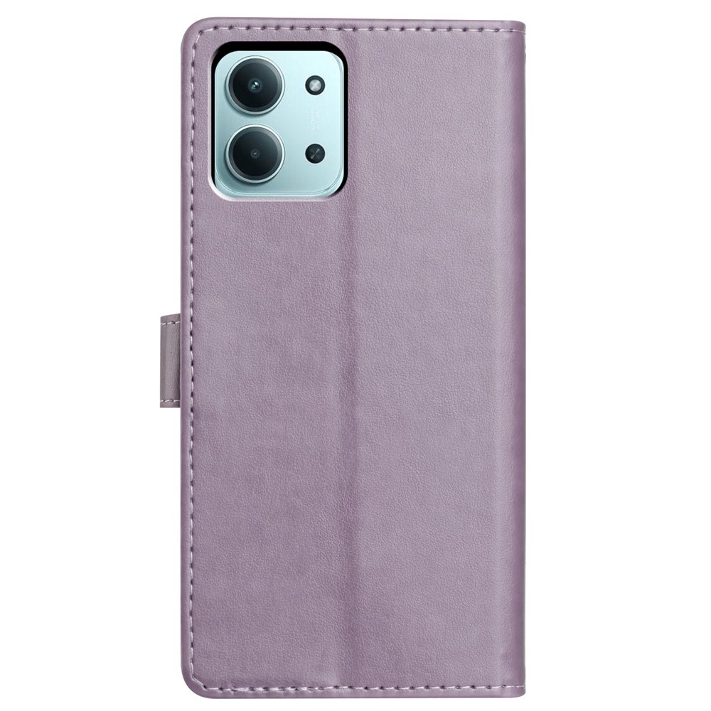 Clots knižkové púzdro na Xiaomi Redmi 15C 4G (171mm)/Poco C85 4G (171mm) - fialové