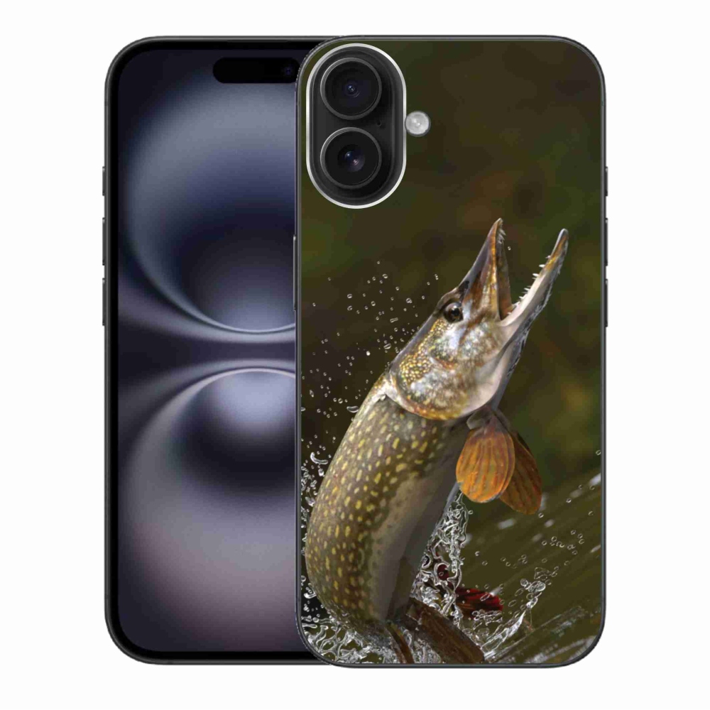 Gélový obal mmCase na iPhone 16 Plus - šťuka