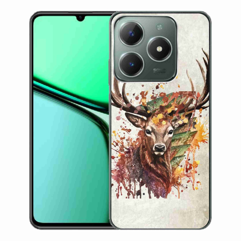 Gélový obal mmCase na Realme C61 - jeleň 1