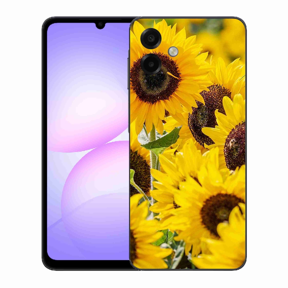 Gélový kryt mmCase na Samsung Galaxy A07 4G - slnečnica