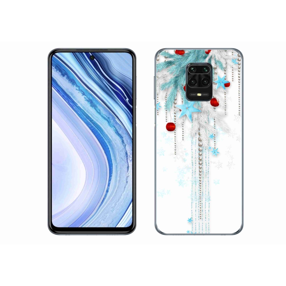 Gélový kryt mmCase na Xiaomi Redmi Note 9S - vianočné ozdoby