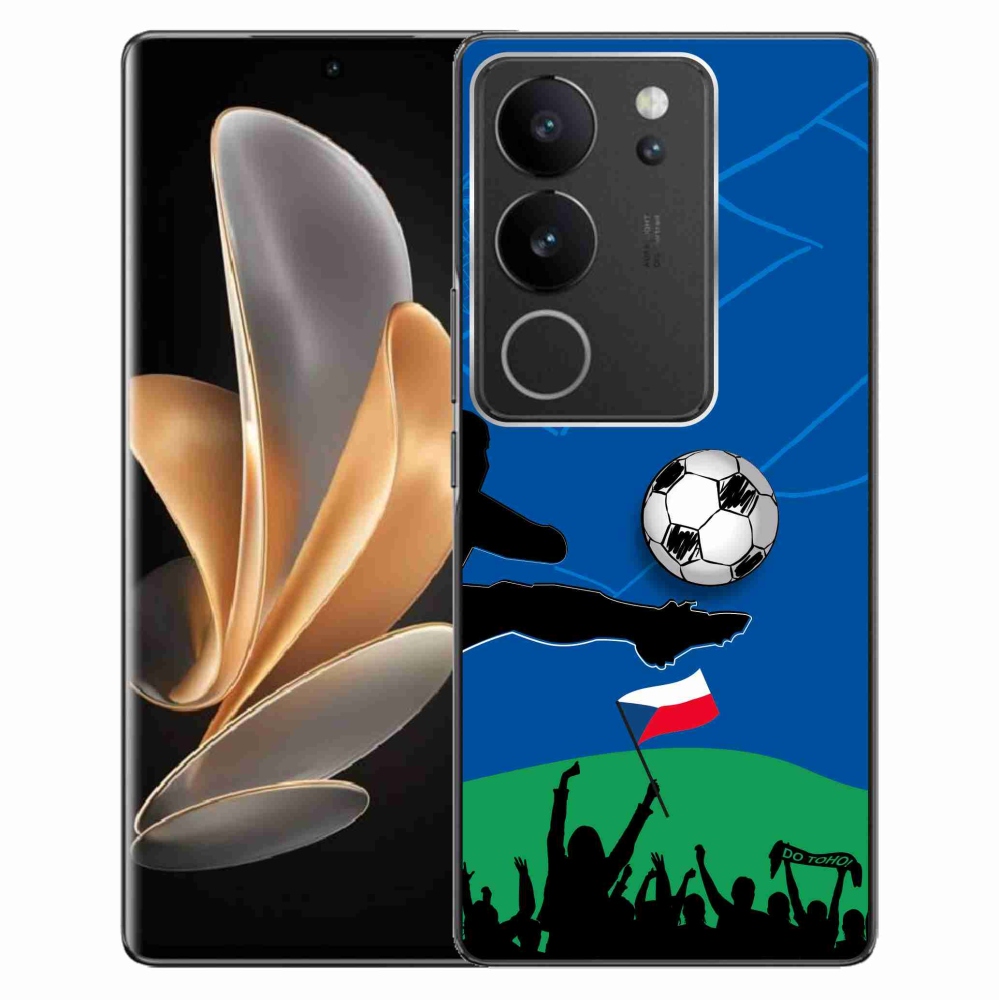 Gélový kryt mmCase na Vivo V29 5G - fanúšikovia futbalu