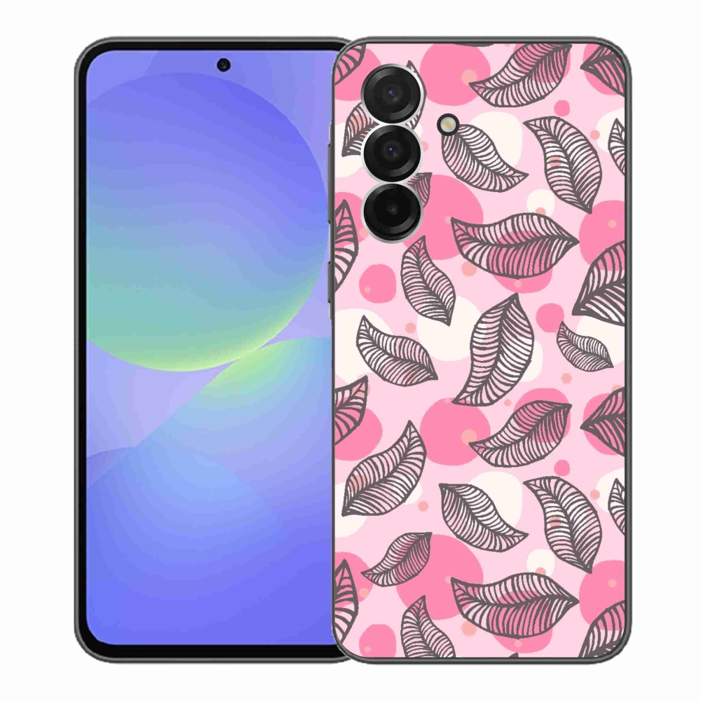 Gélový kryt mmCase na Samsung Galaxy A36 5G - kreslené padajúce listy