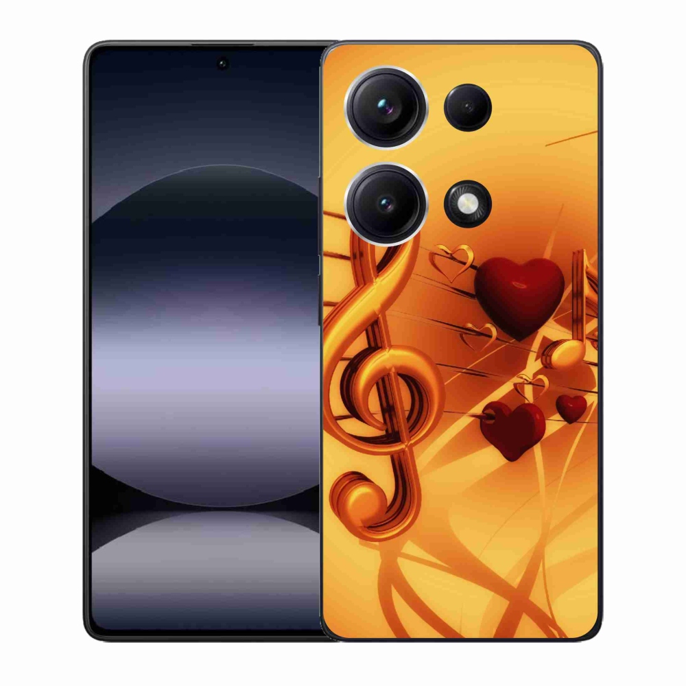 Gélový kryt mmCase na Xiaomi Redmi Note 14S - noty