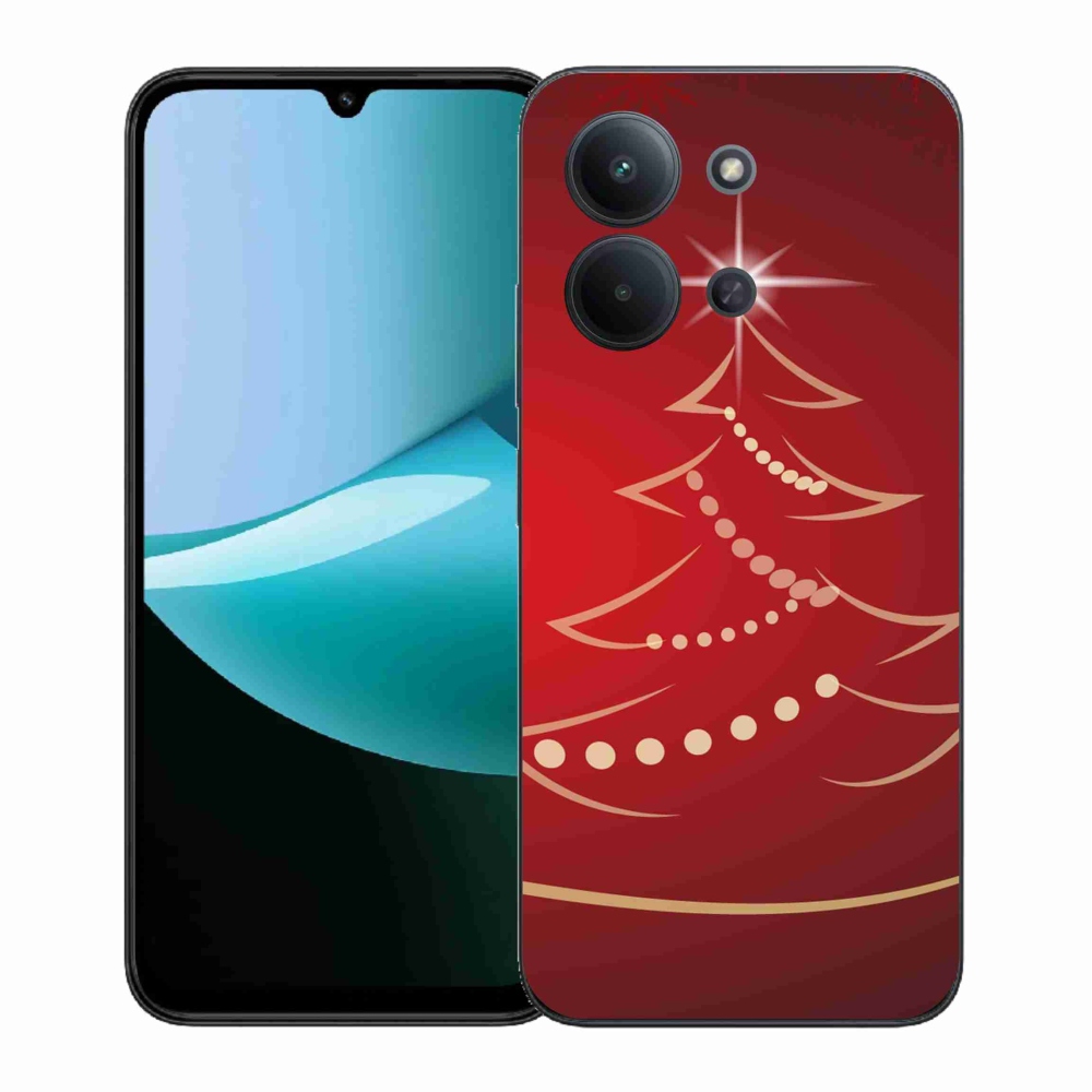 Gélový kryt mmCase na Xiaomi Redmi 15C 4G (171mm)/Poco C85 4G (171mm) - kreslený vianočný stromček