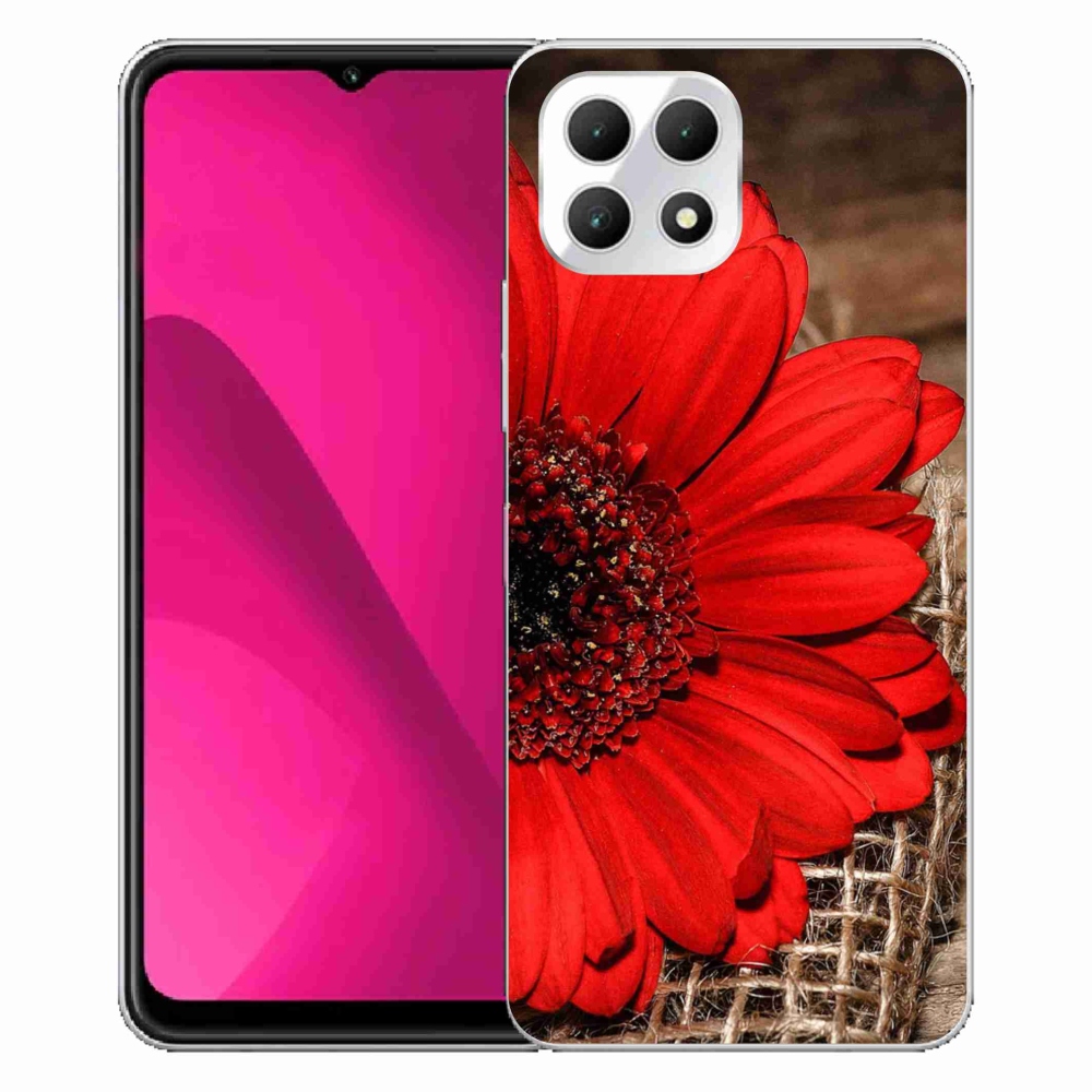 Gélový kryt mmCase na T-Mobile T Phone 2 - gerbera