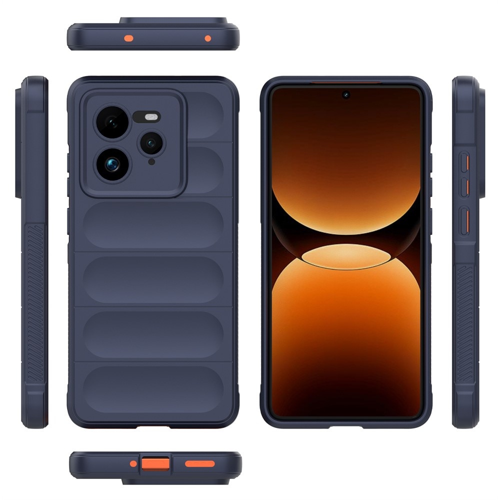 Rugg odolný gélový obal na Realme GT 7 Pro 5G - tmavomodrý