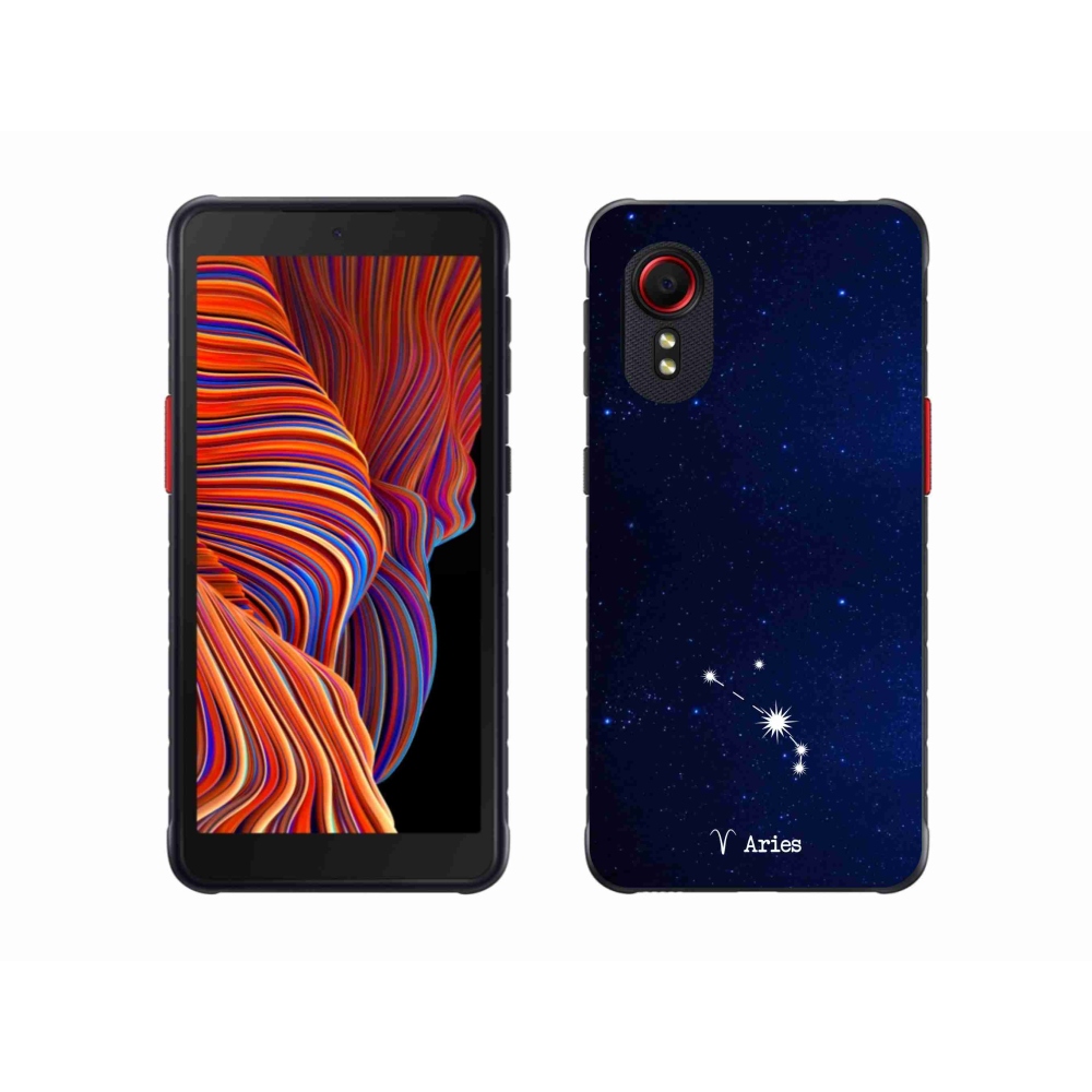 Gélový kryt mmCase na Samsung Galaxy Xcover 5 - súhvezdie Barana