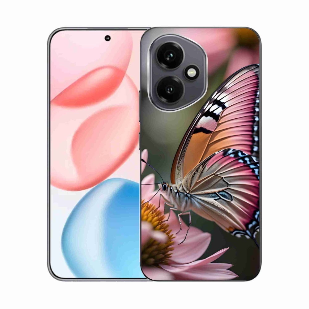 Gélový kryt mmCase na Honor 400 - farebný motýľ