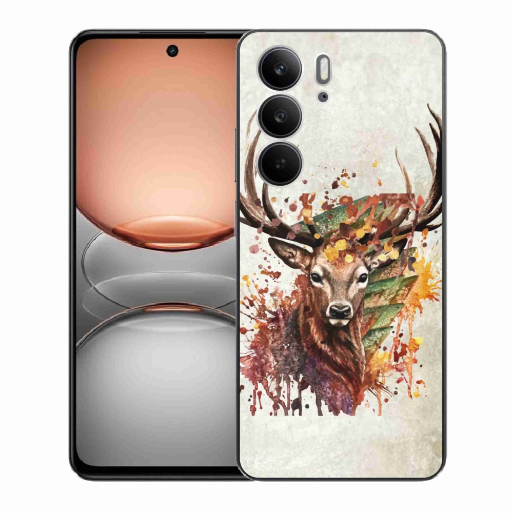 Gélový kryt mmCase na Realme C75 - jeleň 1
