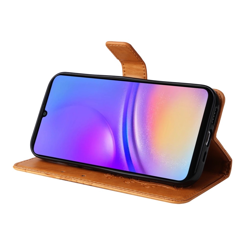 Big Butterfly knižkové púzdro na Samsung Galaxy A06 4G - žlté