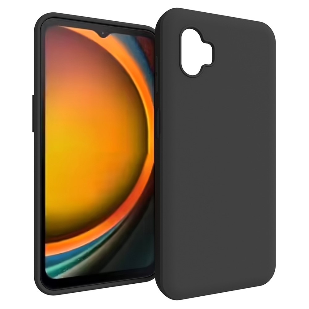 Matný gélový obal na Samsung Galaxy Xcover 7 Pro - čierny
