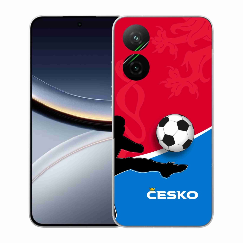 Gélový kryt mmCase na Xiaomi Poco F7 5G - futbal Česko 2