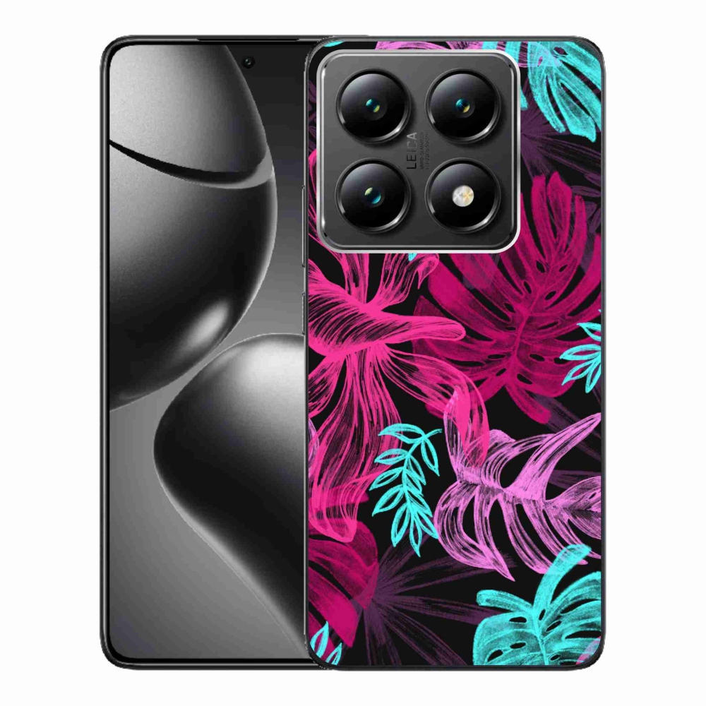 Gélový kryt mmCase na Xiaomi 14T Pro - kvety 1
