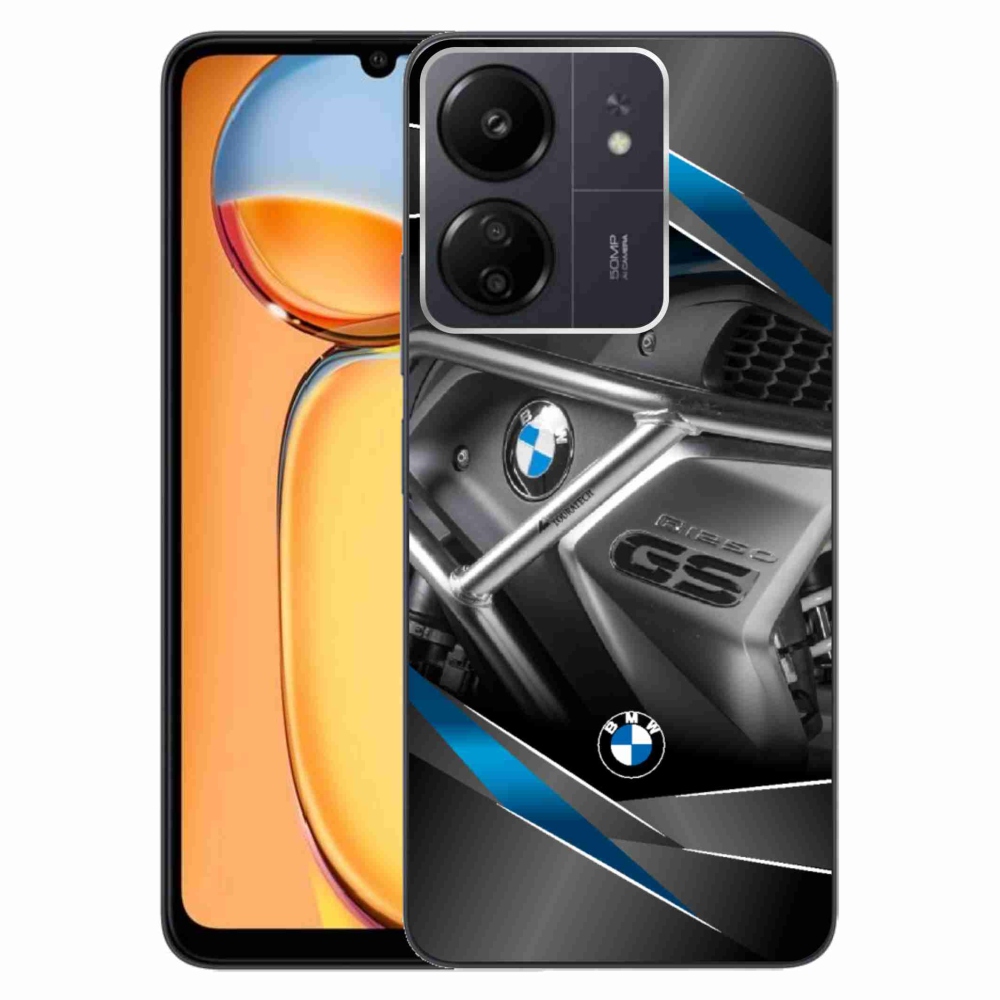 Gélový kryt mmCase na Xiaomi Poco C65/Redmi 13C - motorka bmw