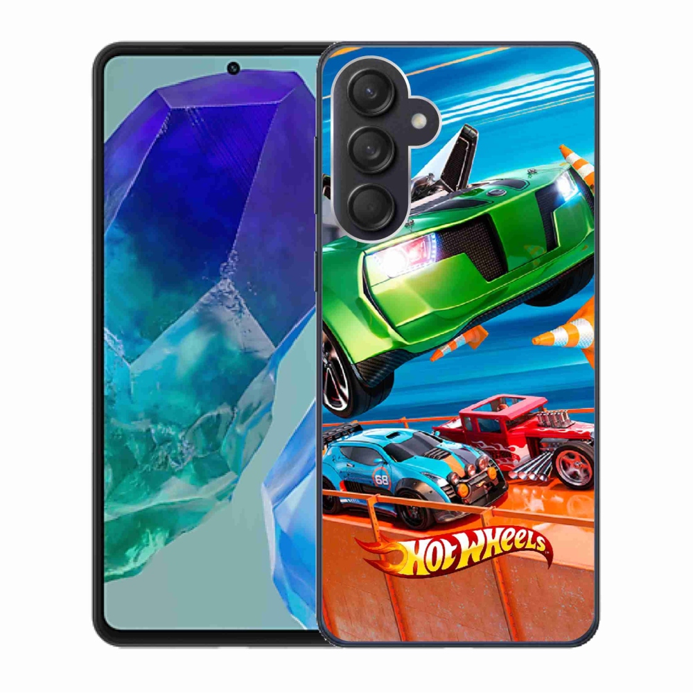 Gélový kryt mmCase na Samsung Galaxy M55 5G - hot wheels 1