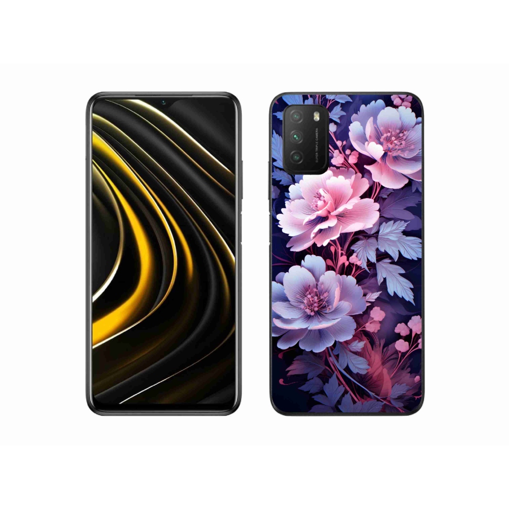 Gélový kryt mmCase na Xiaomi Poco M3 - kvety 11