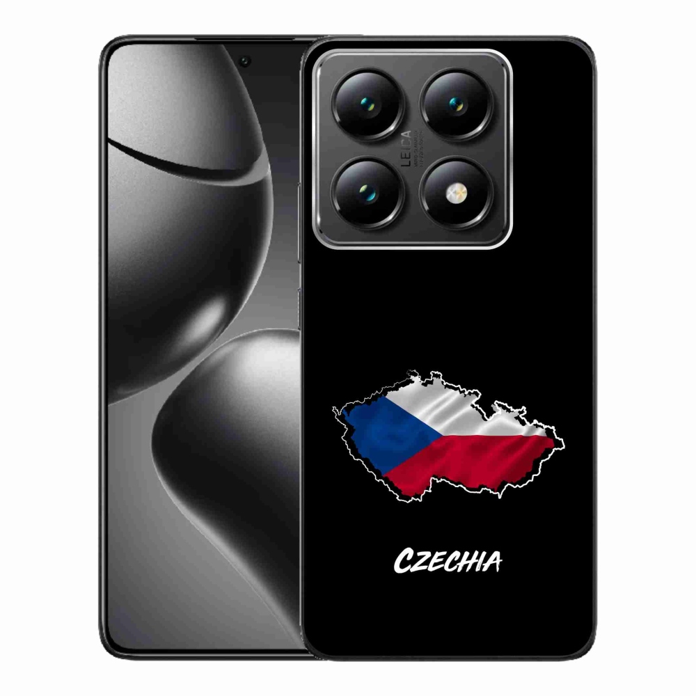 Gélový kryt mmCase na Xiaomi 14T Pro - Slovakia čierne pozadie