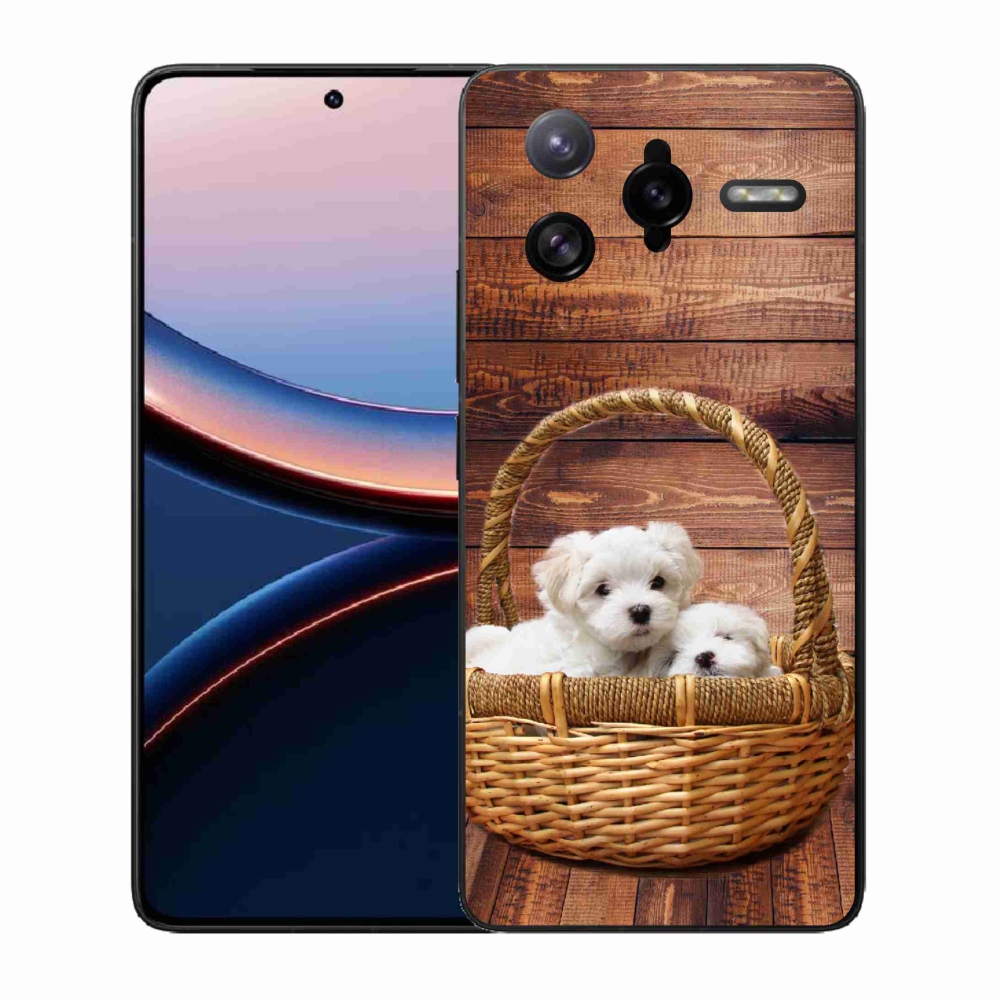 Gélový kryt mmCase na Xiaomi Poco F7 Ultra - šteniatka