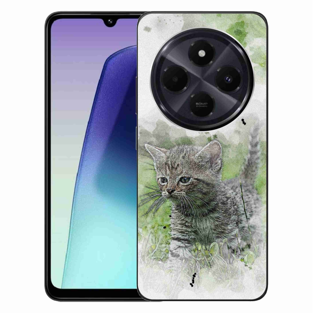 Gélový kryt mmCase na Xiaomi Redmi 14C/Poco C75 - roztomilé mačiatko 1