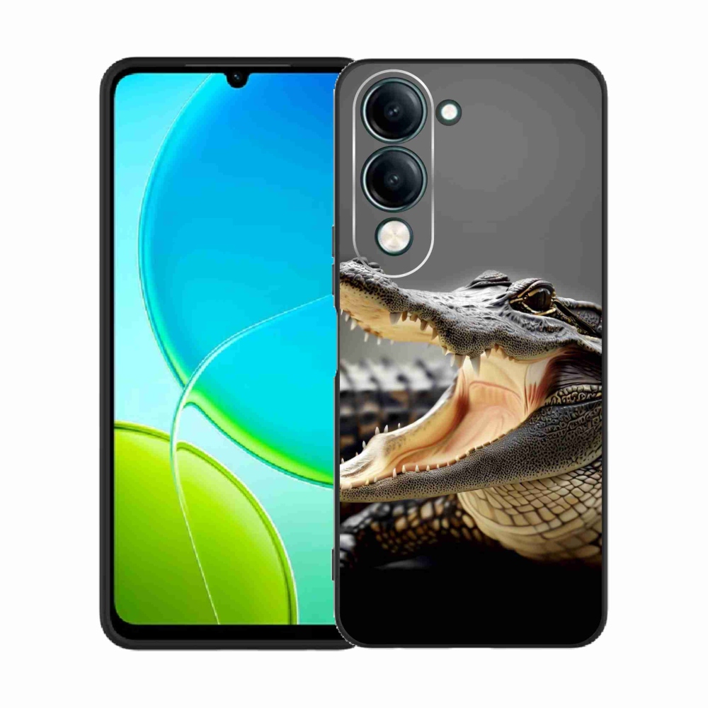 Gélový kryt mmCase na Vivo Y29s 5G - krokodíl