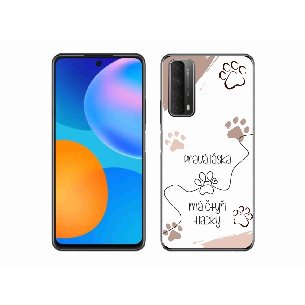 Gélový kryt mmCase na Huawei P Smart (2021) - psí motív 1 biele pozadie