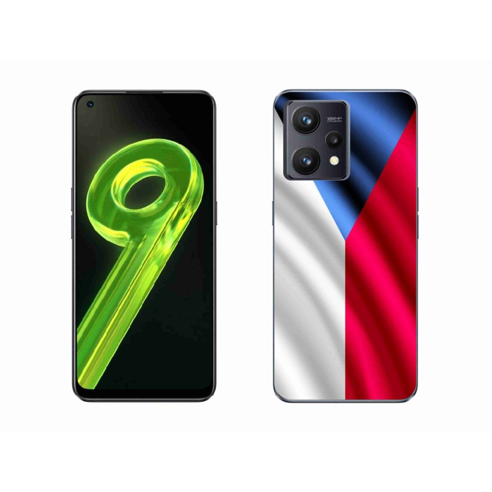 Gélový kryt mmCase na mobil Realme 9 4G - česká vlajka