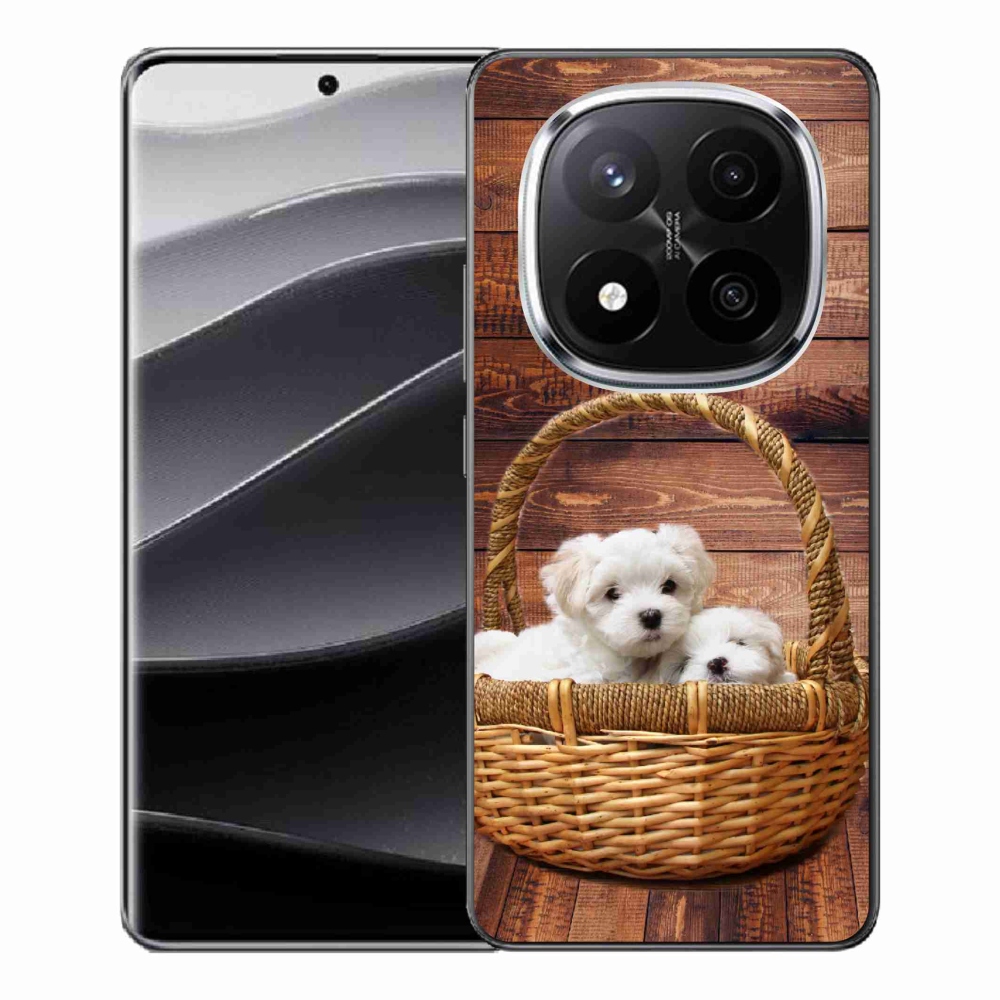 Gélový kryt mmCase na Xiaomi Redmi Note 14 Pro+ 5G - šteniatka