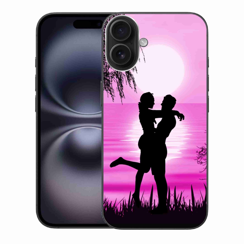 Gélový obal mmCase na iPhone 16 Plus - západ slnka