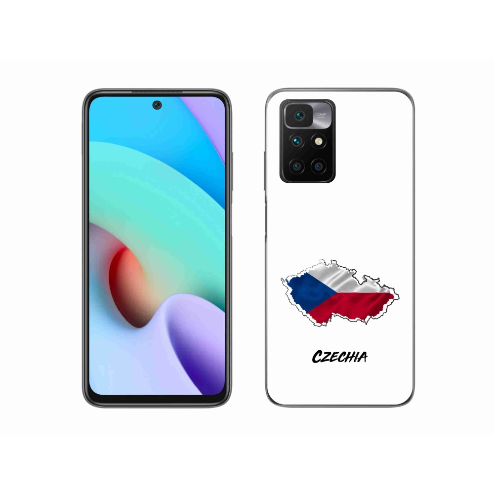 Gélový kryt mmCase na Xiaomi Redmi 10/Redmi 10 (2022) - Czechia biele pozadie