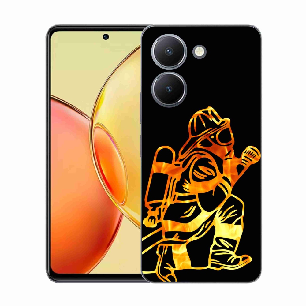 Gélový kryt mmCase na Vivo Y36 - hasič 1