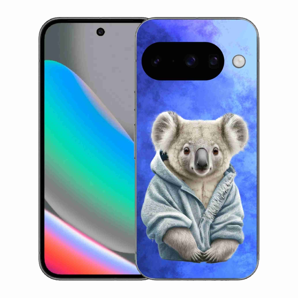 Gélový kryt mmCase na Google Pixel 10 - koala vo svetri