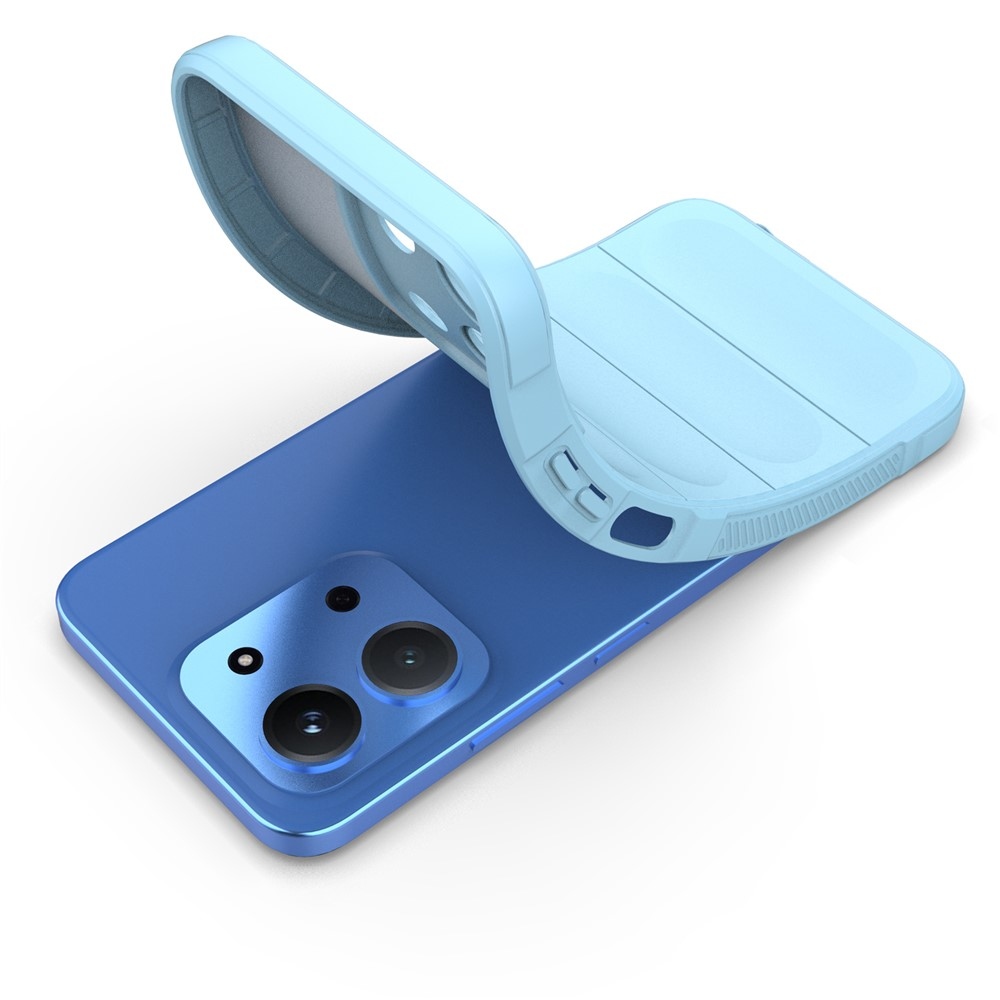 Rugg odolný gélový obal na Xiaomi Redmi 15C 4G (171mm)/Poco C85 4G (171mm) - svetlomodrý