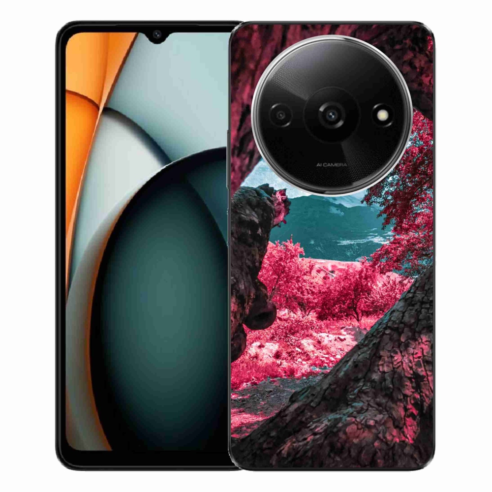 Gélový kryt mmCase na Xiaomi Redmi A3 - výhľad na hory