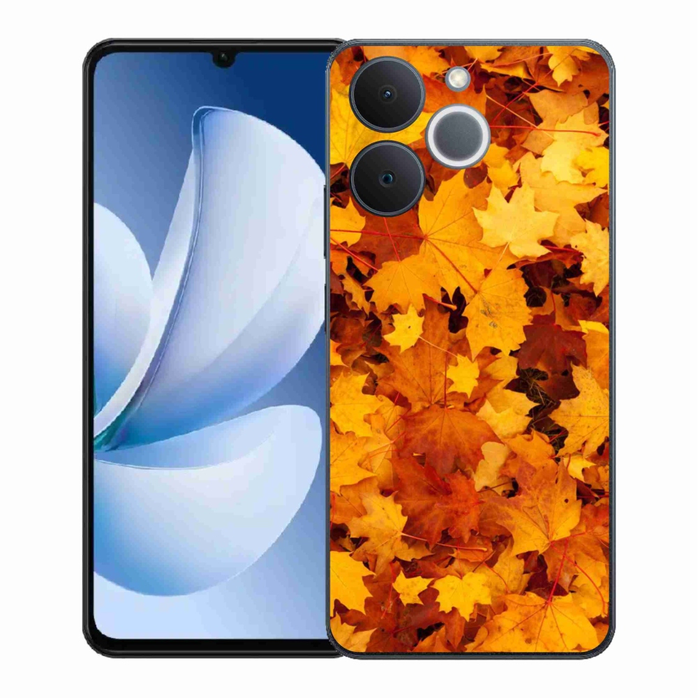 Gélový kryt mmCase na Realme Note 70T - javorové listy