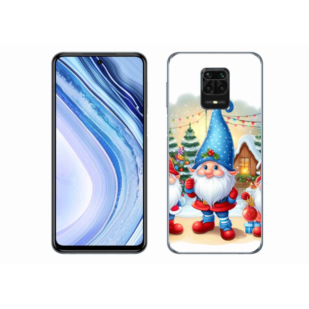 Gélový kryt mmCase na Xiaomi Redmi Note 9 Pro - vianočné škriatkovia