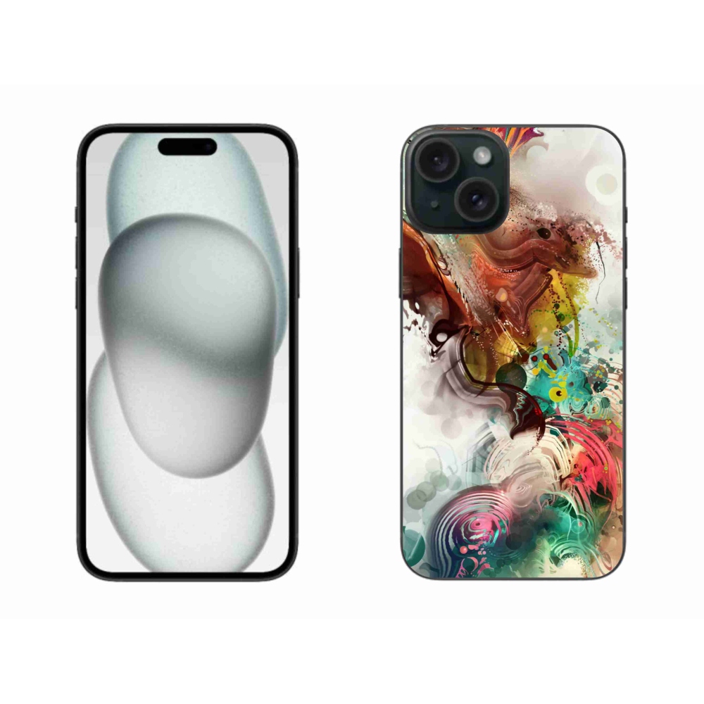 Gélový kryt mmCase na iPhone 15 Plus - abstrakt 1