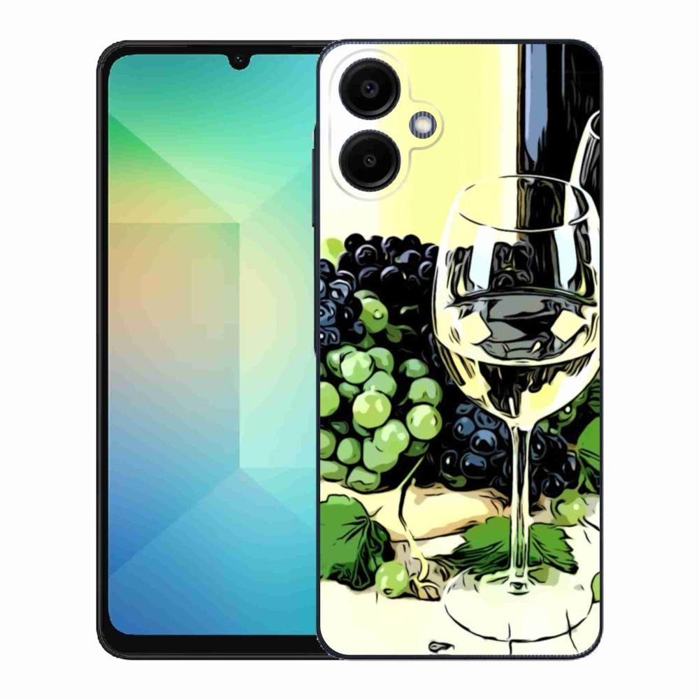 Gélový kryt mmCase na Samsung Galaxy A06 4G - pohár vína