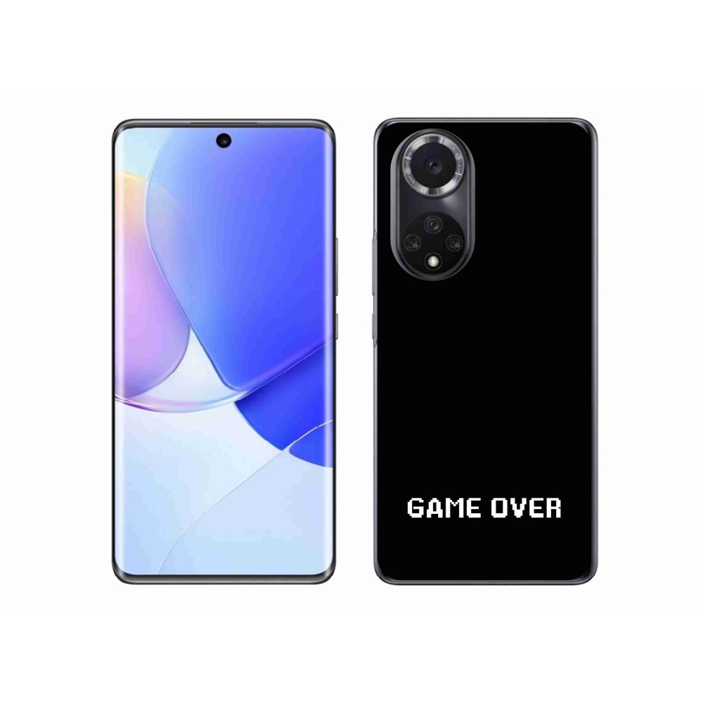 Gélový kryt mmCase na Honor 50 - game over čierne pozadie