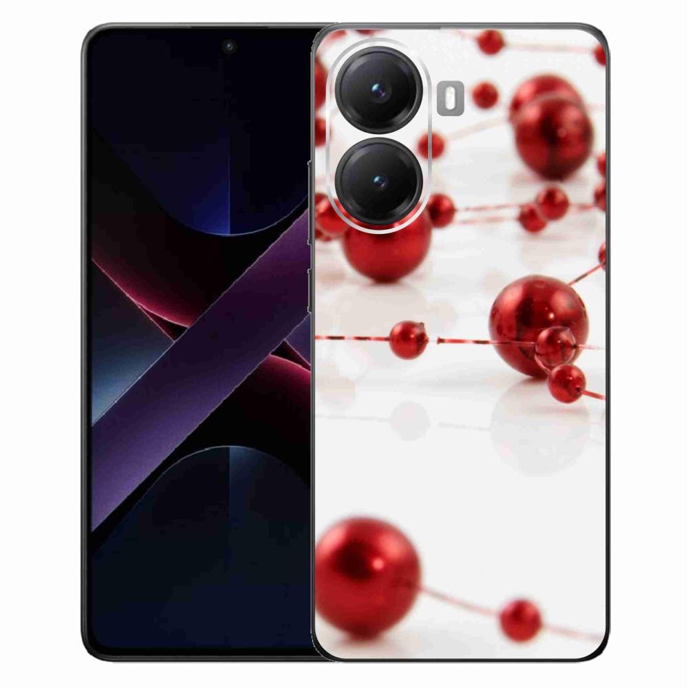 Gélový kryt mmCase na Xiaomi Poco X7 Pro 5G - vianočná reťaz